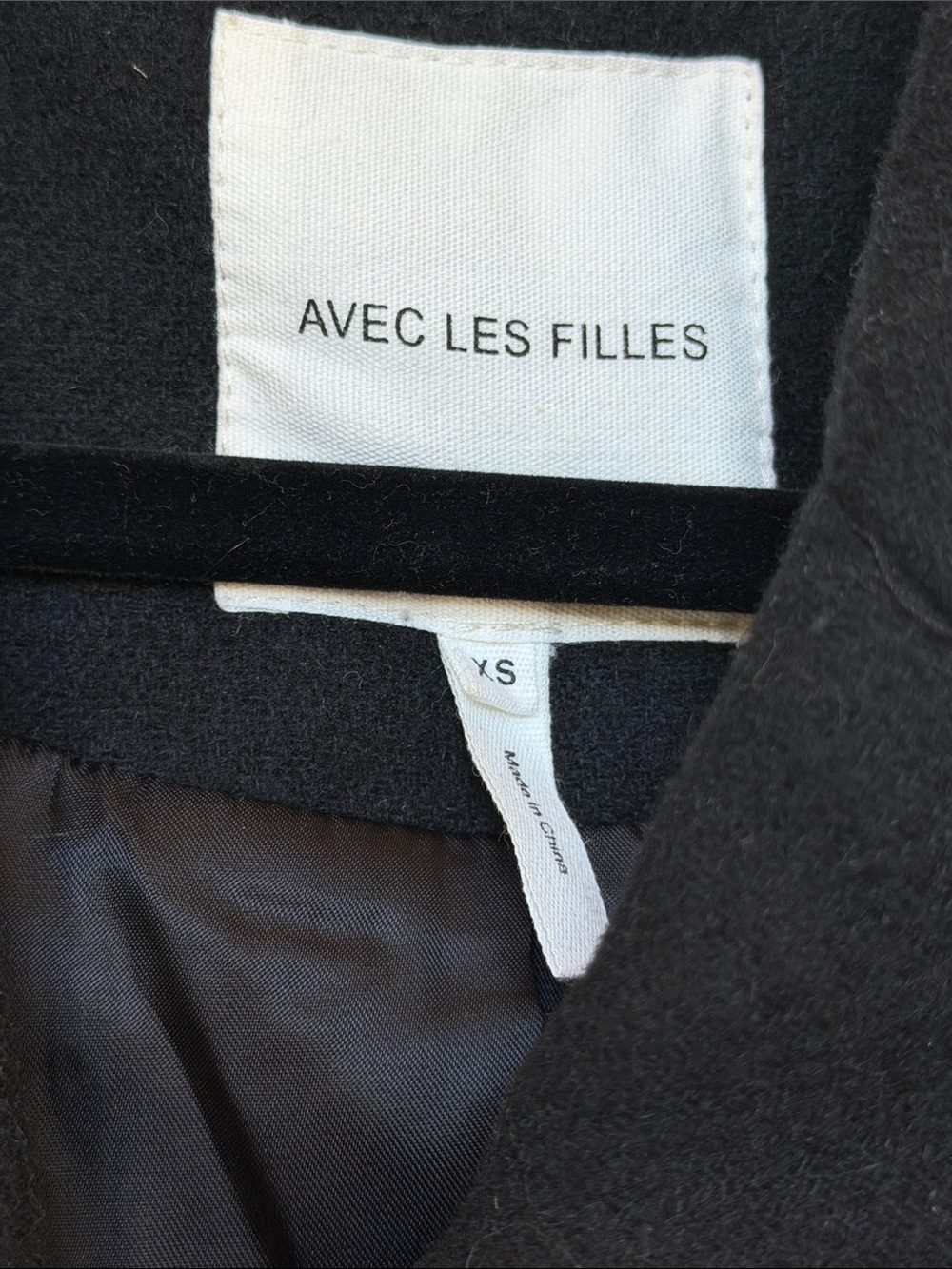 Avec les files back sinched wool coat - Picture 6 of 7